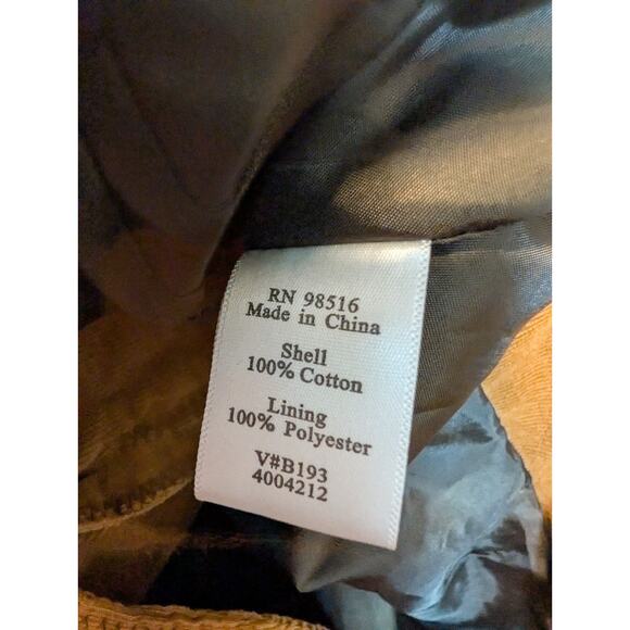 Retro Earthcore Corduroy Stitching Pockets Blazer Leaf Button Jacket Size 16 (M) - Picture 5 of 10